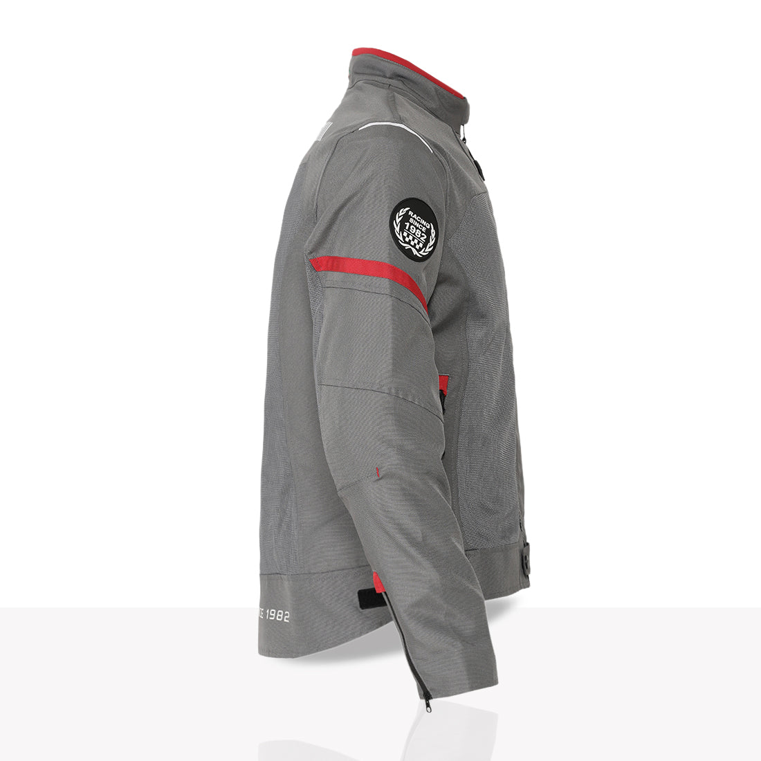 TVS Racing Tech-Core Road Jacket for Men | CE2 armour <5kN at Shoulders Elbows and Back | 600D Chassis | 310gsm Vent Mesh | High-Vis Reflective Tech| YKK zippers | Engineered for bikers